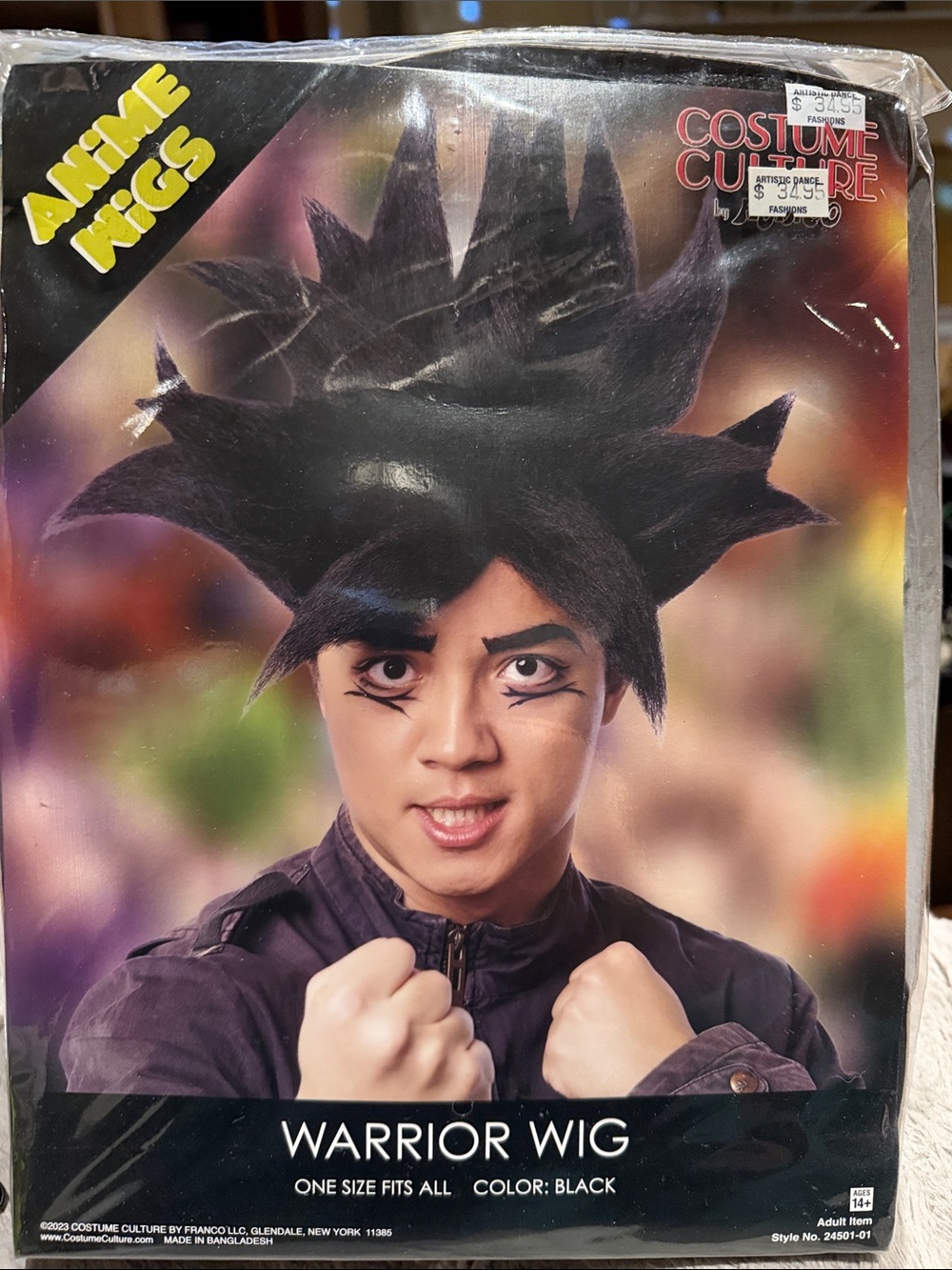 BRAND NEW-Costume Culture Anime Warrior wig